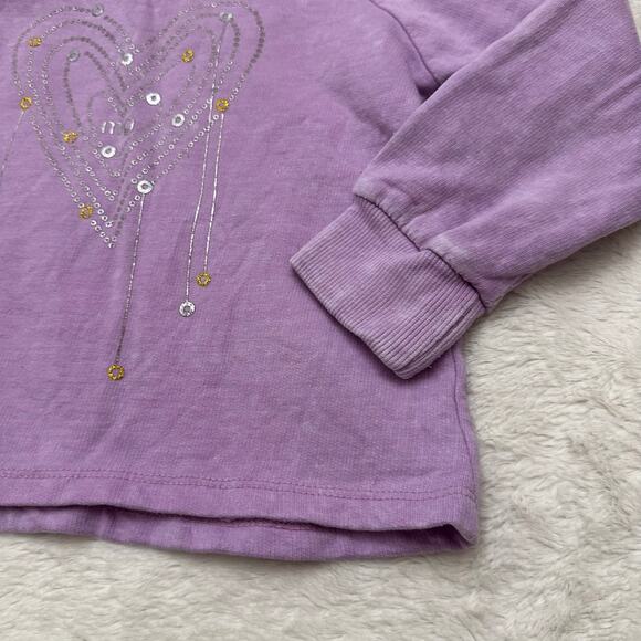Madden Girl Purple Sweatshirt sz S (5) Pullover Crewneck Sweatshirt - Picture 3 of 4